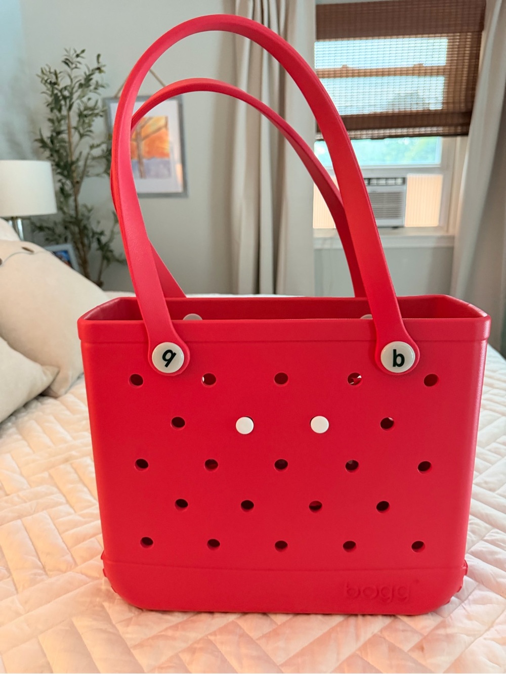 BOGG BAG Red Small Tote with Double Handles